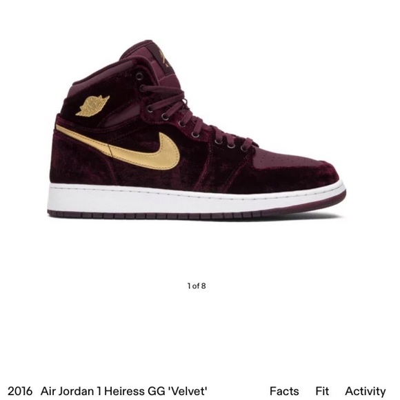 Jordan 1 hereiss GG “Velvet” - Picture 2 of 2
